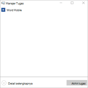 Akhiri tugas