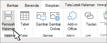 Tombol hentian halaman