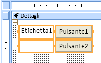Pulsante aggiunto al layout controllo in pila