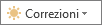 Pulsante Correzioni, dimensioni ridotte