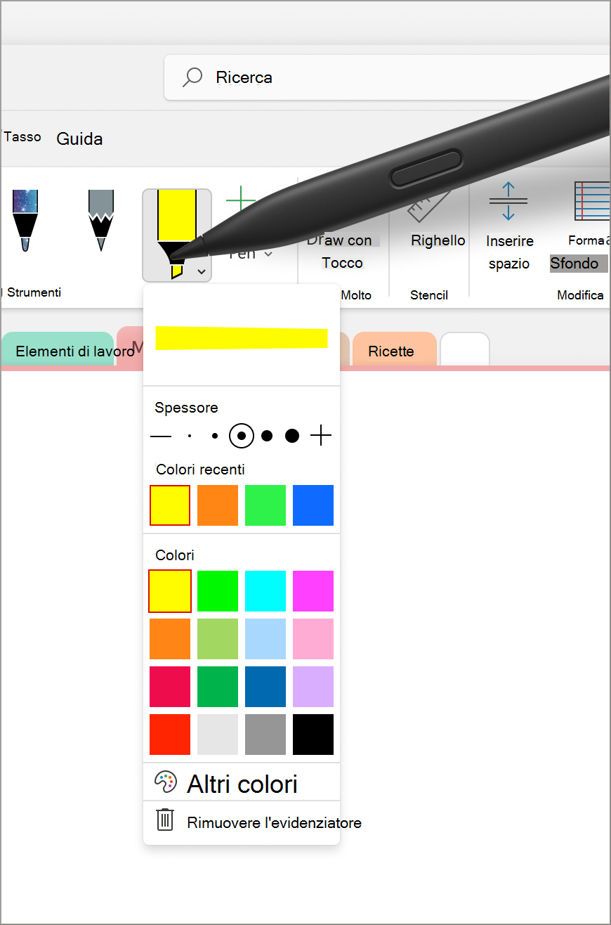 Menu a discesa Evidenziatore (1).png