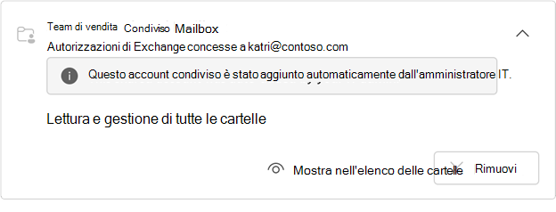 Cassetta postale nascosta mappata automaticamente