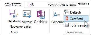 Mostrare i certificati di un utente specifico