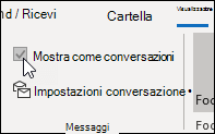 Mostra come conversazione