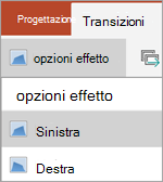 Opzioni effetto