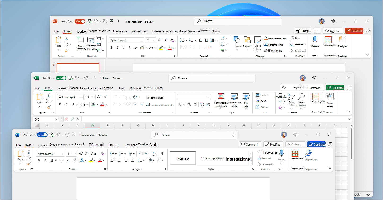 Visualizza il nuovo tema di Office