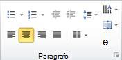 Gruppo Paragrafo della scheda Home