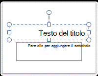 Segnaposto di testo del titolo