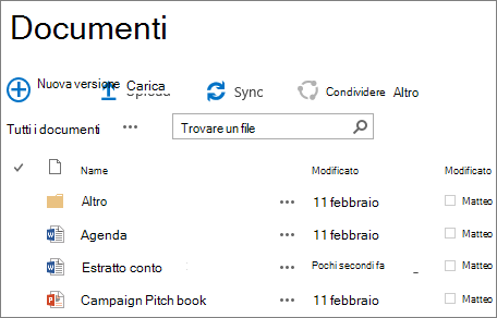 Raccolta siti di SharePoint