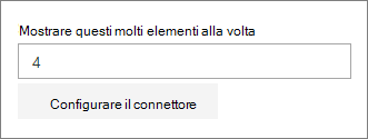 Riquadro delle proprietà del connettore