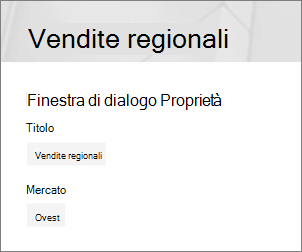 Proprietà pagina