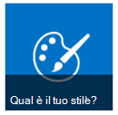 Pulsante Del tuo stile nei riquadri Introduzione