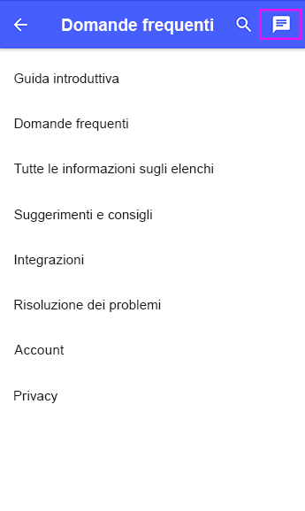 supporto tecnico Contatta il supporto