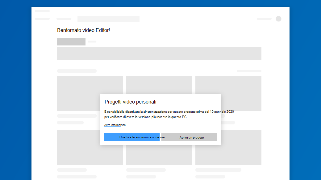 seleziona Disattiva la sincronizzazione ora e la versione più recente del progetto verrà salvata nel tuo dispositivo.