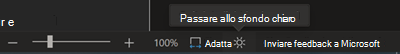 Cambia modalità