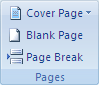 Immagine della barra multifunzione di Word