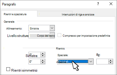 Selezione di Nessuno per il rientro