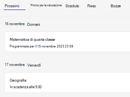 Assegnazioni
