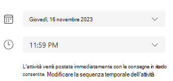 modificare un'attività