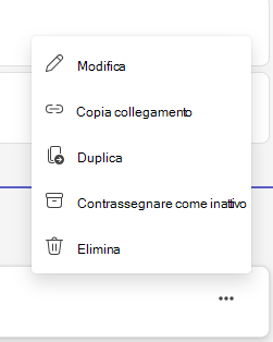 Screenshot che mostra il contrassegno di un assegnante come inattivo.