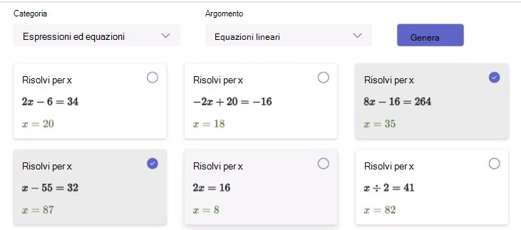 avanzamento matematico
