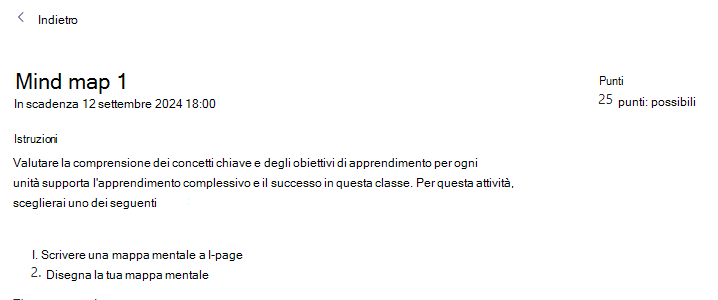 Screenshot del lavoro.