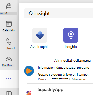 Screenshot di informazioni dettagliate.