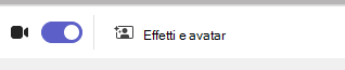 Screenshot di effetti e avatar.