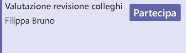 Pulsante Partecipa da una riunione del calendario