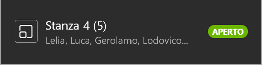 Gruppo di lavoro aperto.