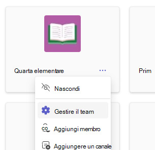 gestire il team