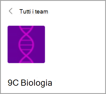 Tornare a Tutti i team.
