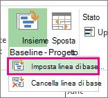 Impostare una previsione per il progetto