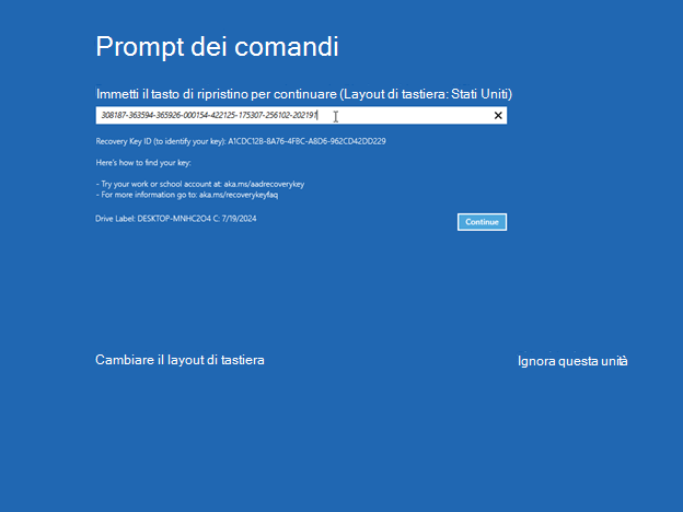 Prompt dei comandi