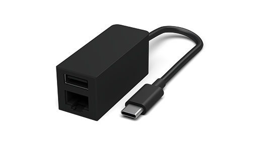 Adattatore da USB-C a Ethernet e USB 3.0 per Surface