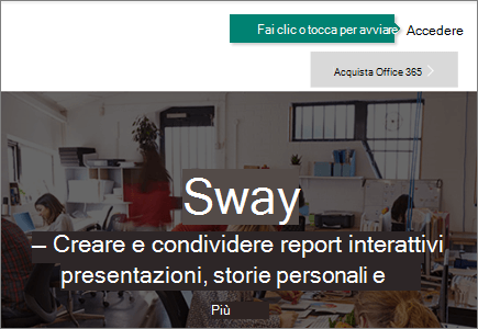 Pulsante Accedi sulla barra degli strumenti.