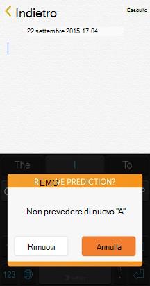 rimuoverepredizione