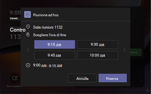 prenotare un appuntamento