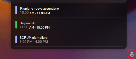 impostazioni Pannello di Teams