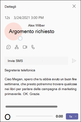 Schermata Teams-Segreteria-Dettagli