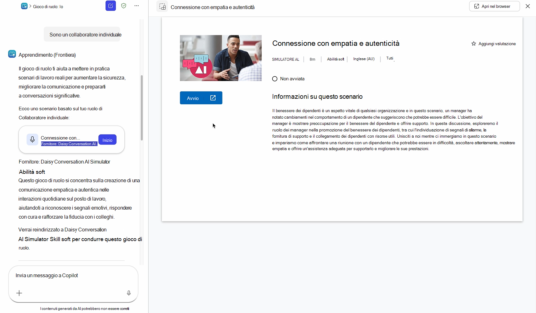 Scenario agente