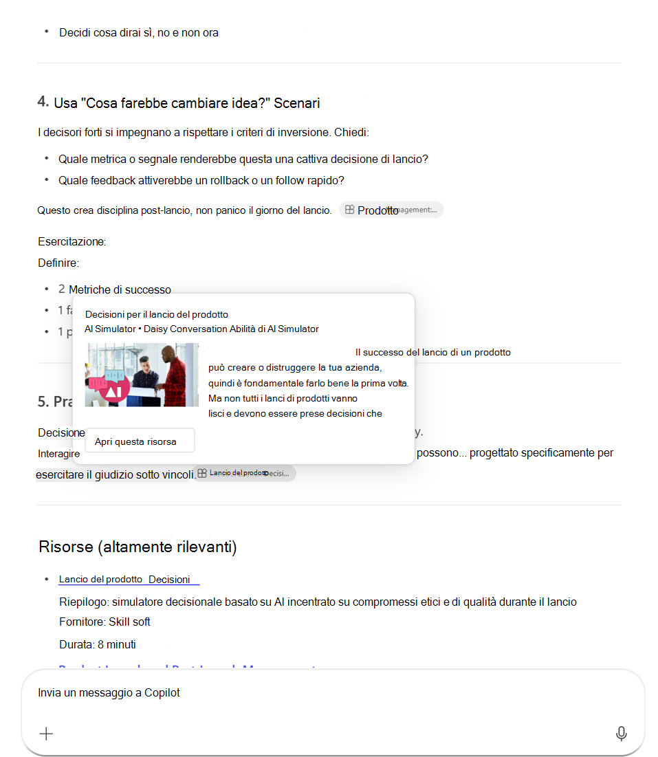 Consiglio di microlearning