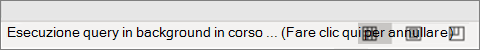 Finestra di messaggio: Aggiornamento dello sfondo
