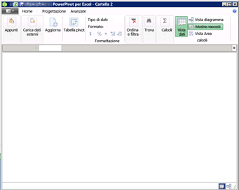 Finestra di Power Pivot