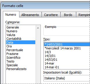 Relazioni tra chiave primaria ed esterna