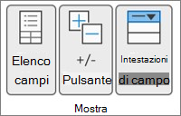 Immagine della barra multifunzione di Excel