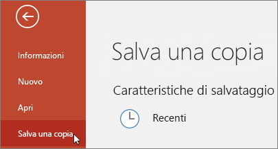 File: > Salva una copia