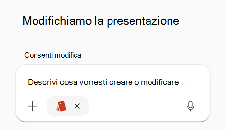prompt con brandkit selezionato in PPT.