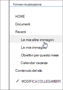 Elementi creati di recente