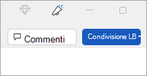 Pulsante Condividi documento MS
